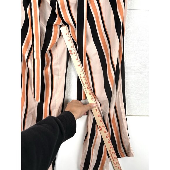 Forever 21 Contemporary Womens Striped Multicolor Pants Size Medium - Picture 8 of 12